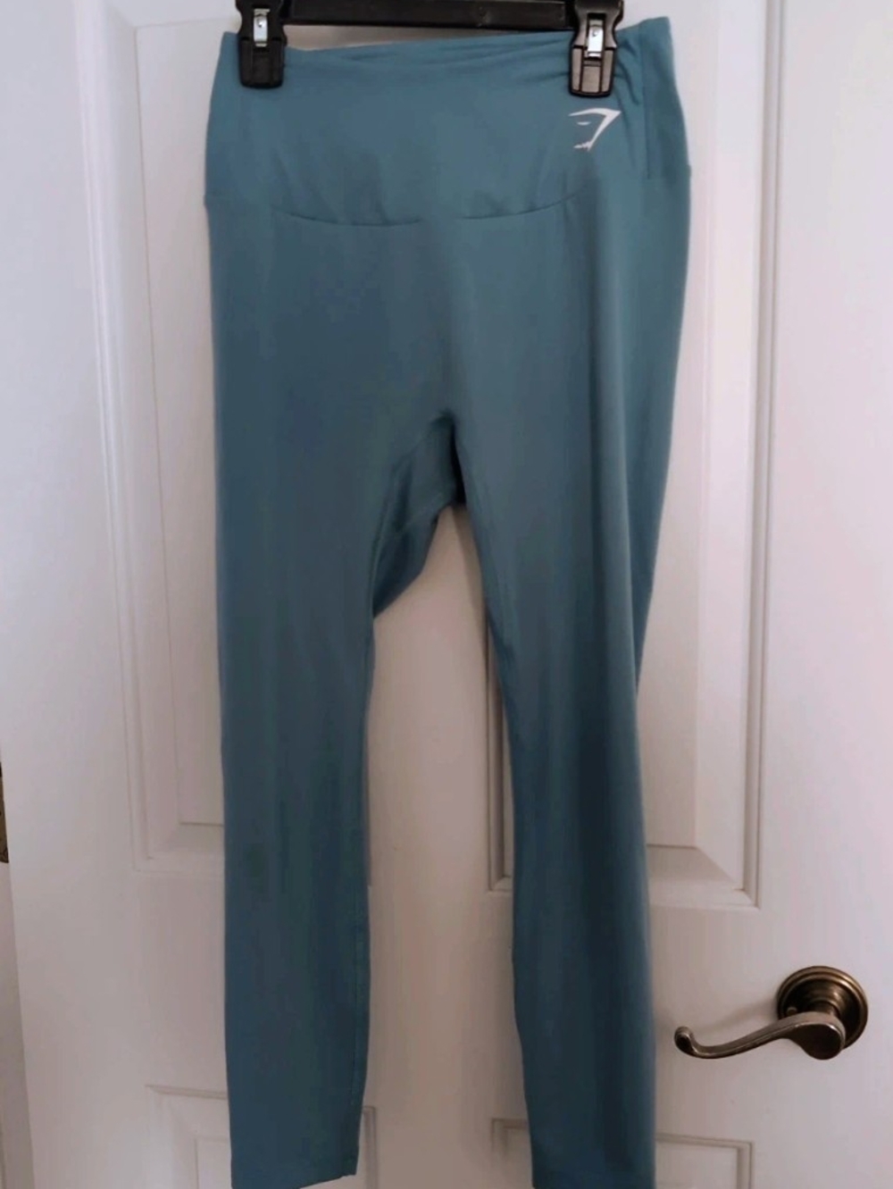 Gymshark Women's High-Rise Slate Blue Leggings 7/8 Length Size M
